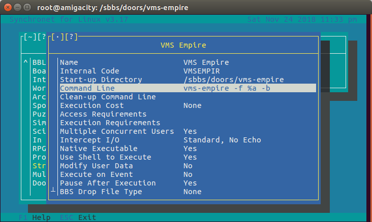 VMS-Empire as BBS door